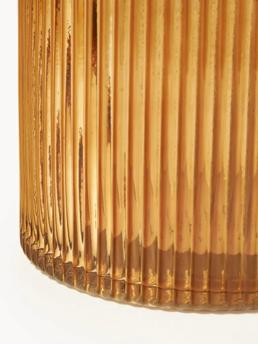 Vaso In Vetro Rigato Lija