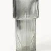 Vaso In Vetro Rigato Lija