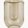 Vaso In Vetro Soffiato Opal, Alt. 20 Cm