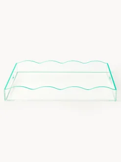 Vassoio Decorativo Con Bordo Ondulato Elsa