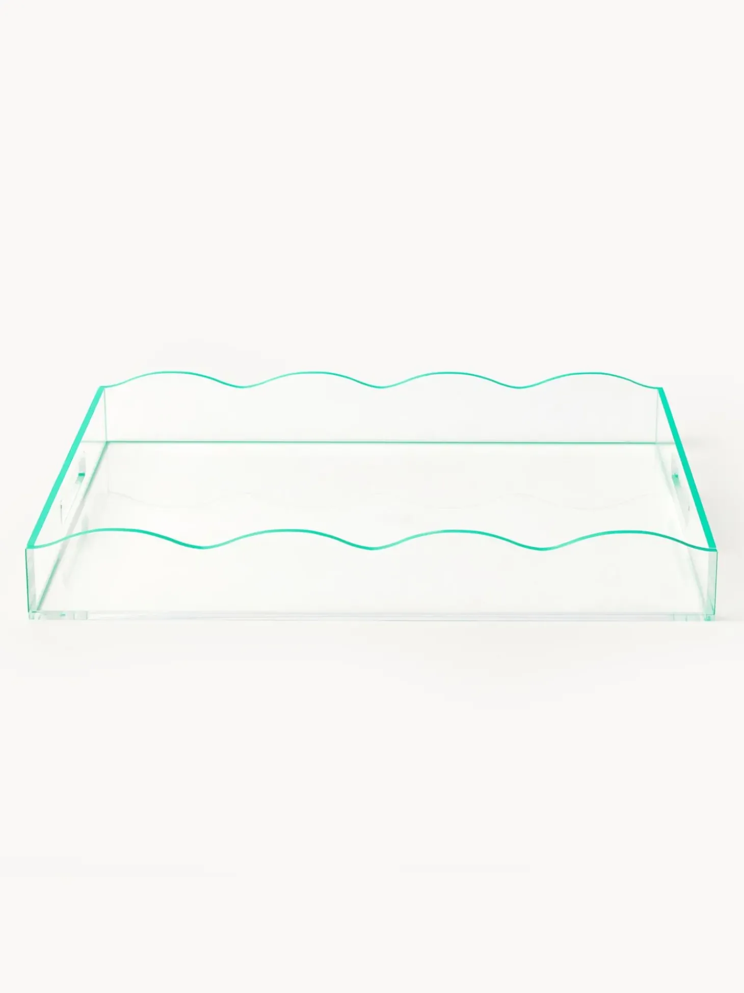 Vassoio Decorativo Con Bordo Ondulato Elsa