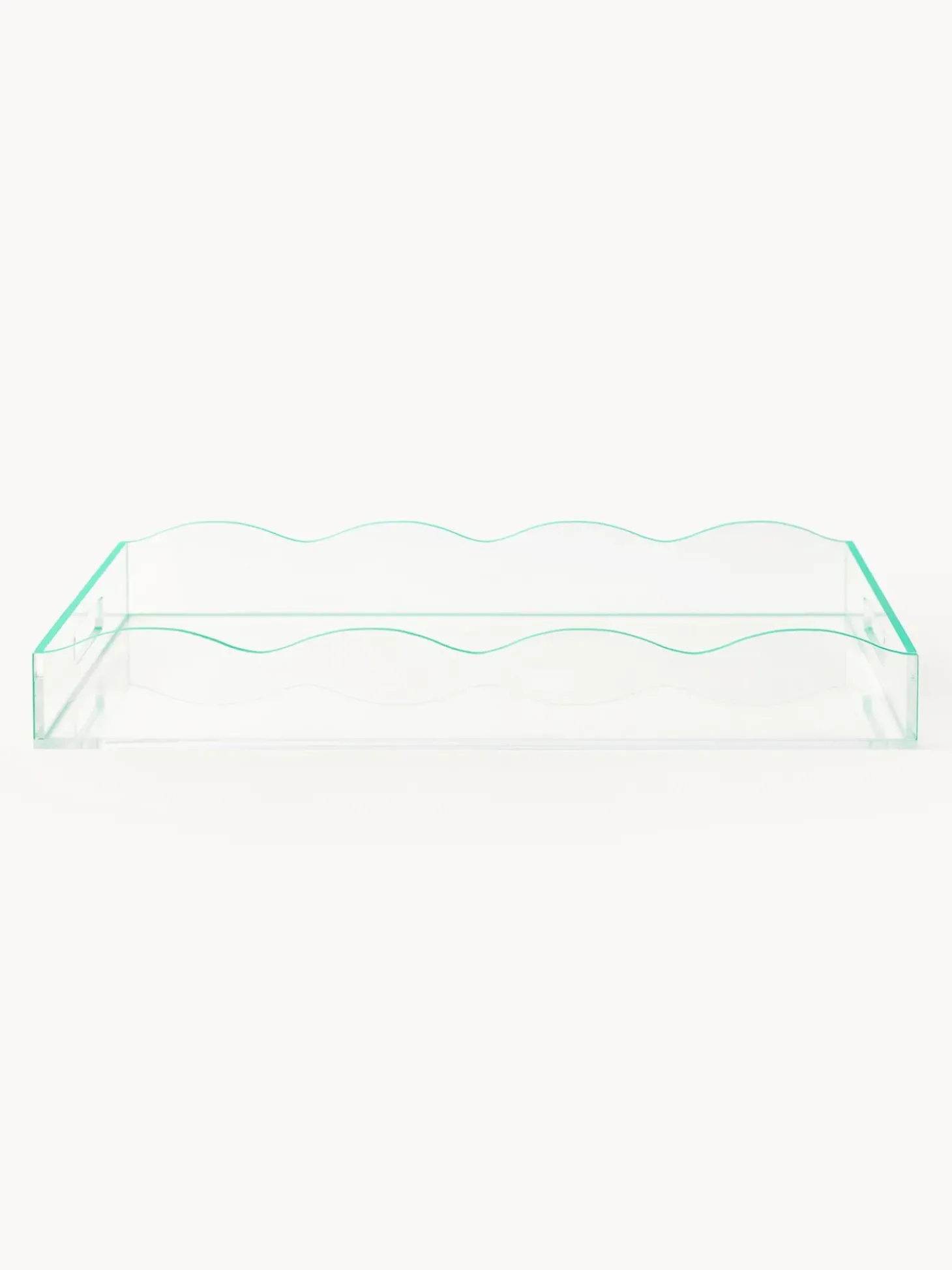 Vassoio Decorativo Con Bordo Ondulato Elsa