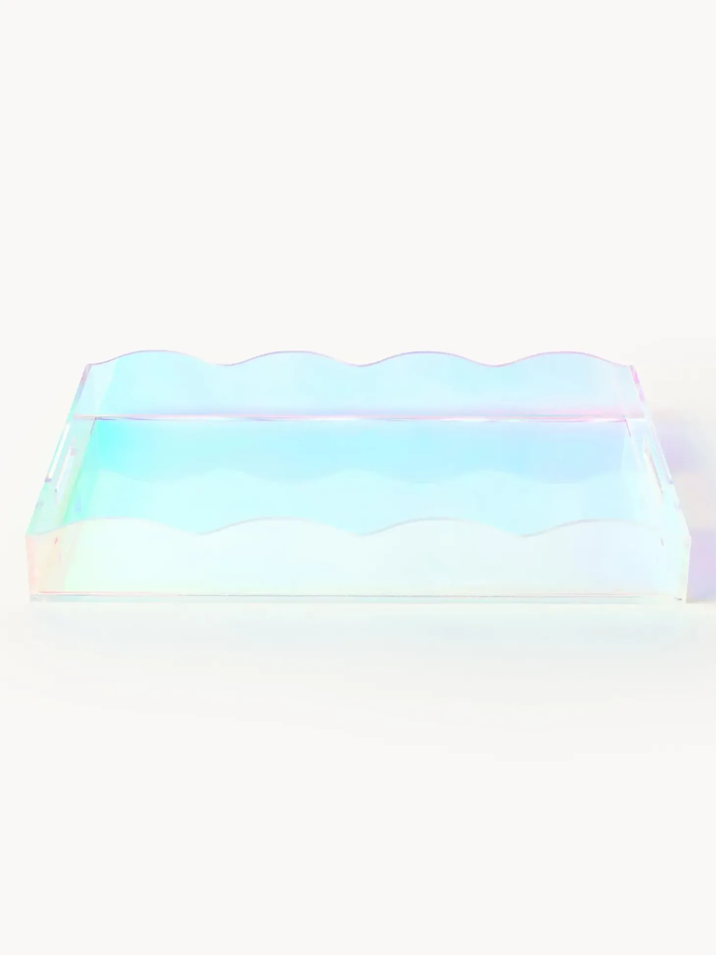 Vassoio Decorativo Con Bordo Ondulato Elsa