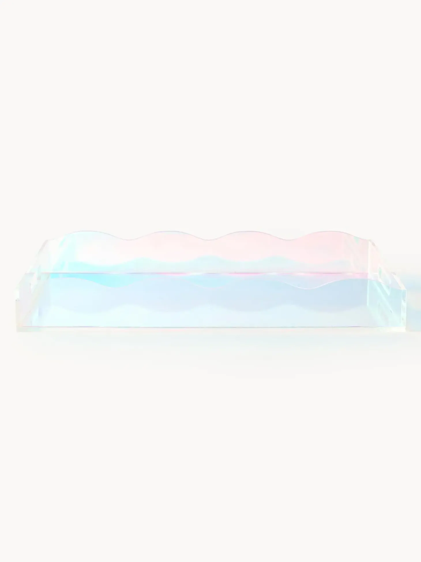 Vassoio Decorativo Con Bordo Ondulato Elsa