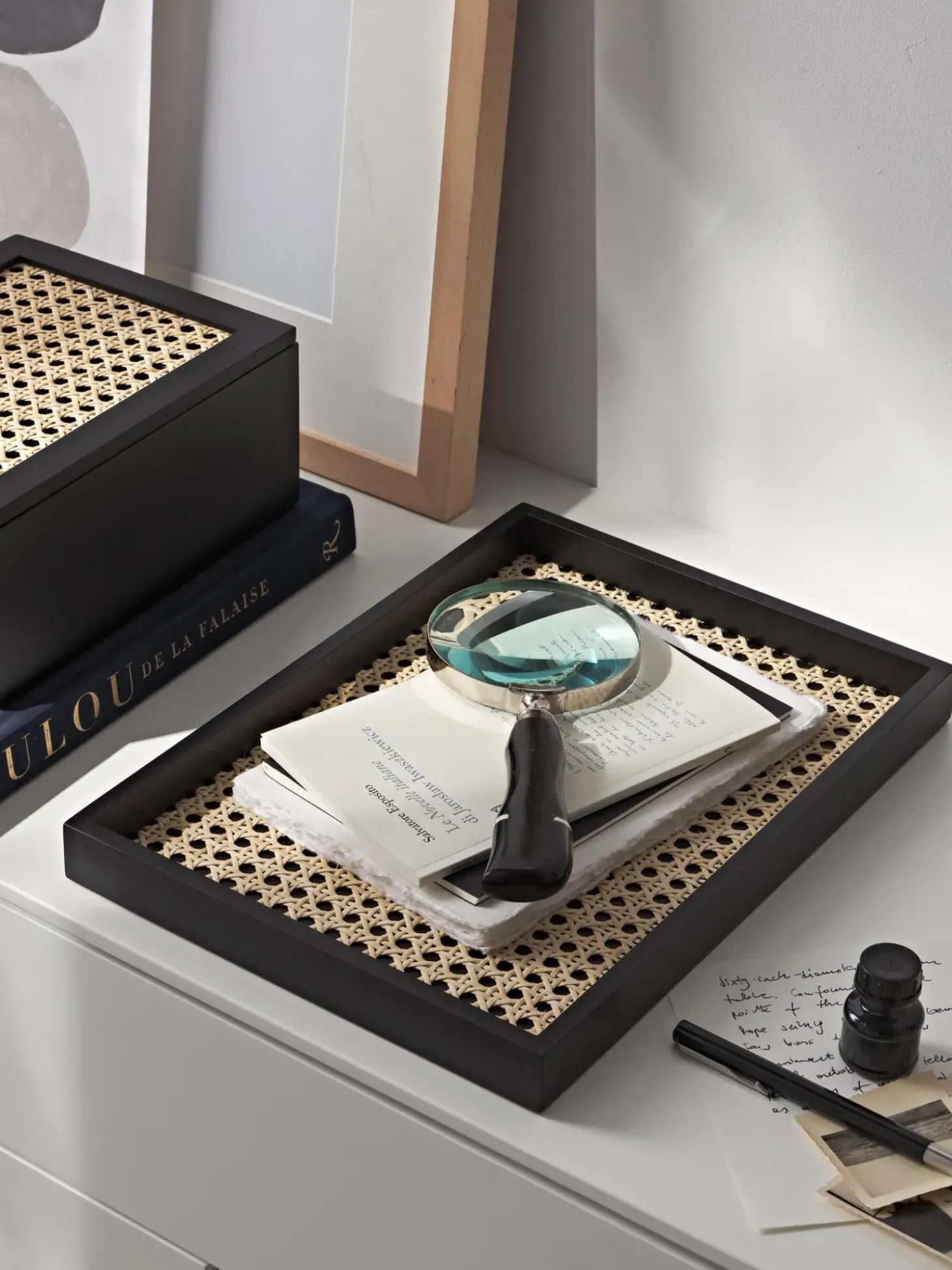 Vassoio Decorativo Con Intreccio Viennese Carina