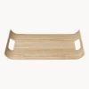Vassoio Decorativo In Legno Wilo, Larg. 36 Cm