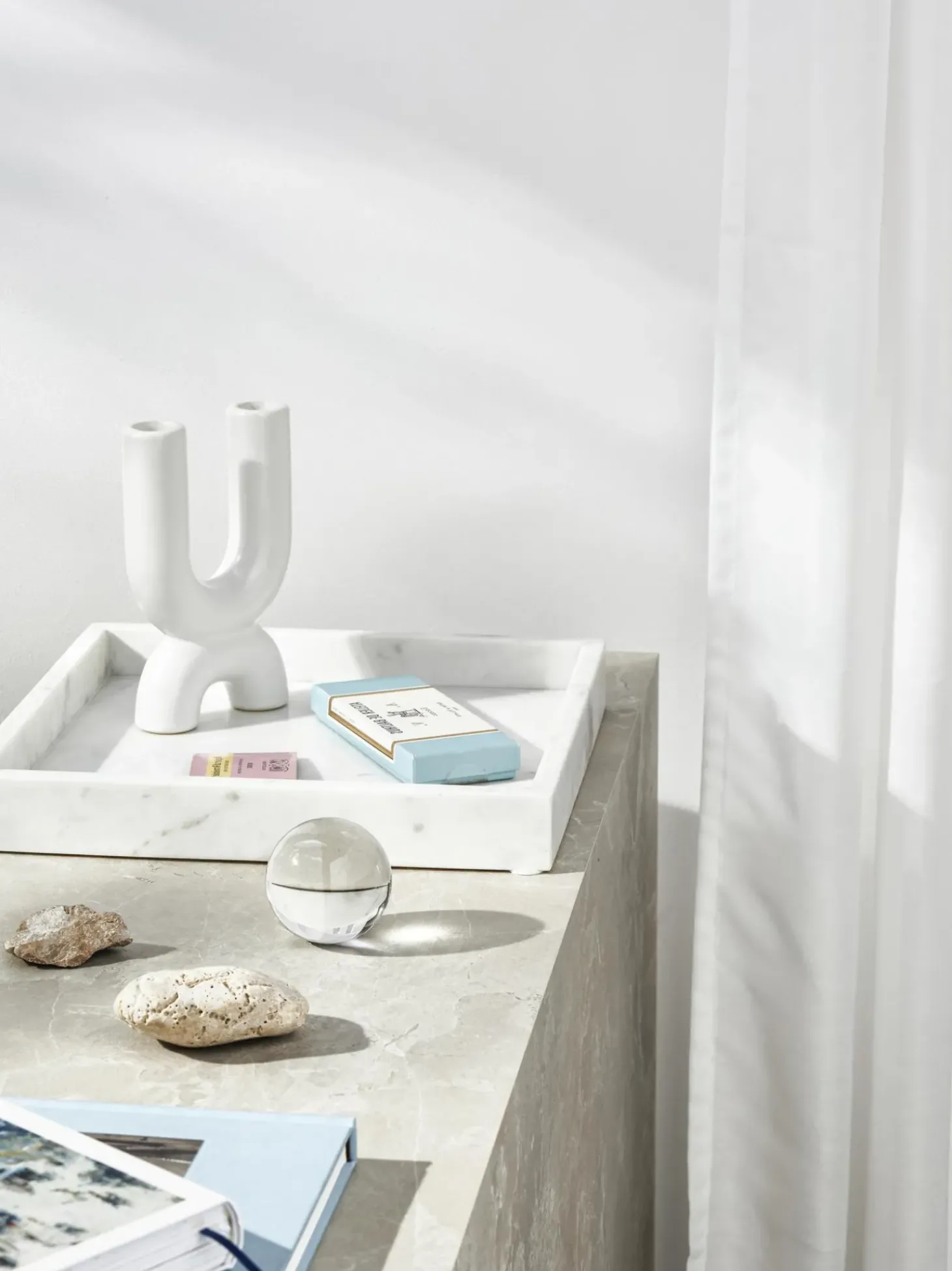 Vassoio Decorativo In Marmo Venice