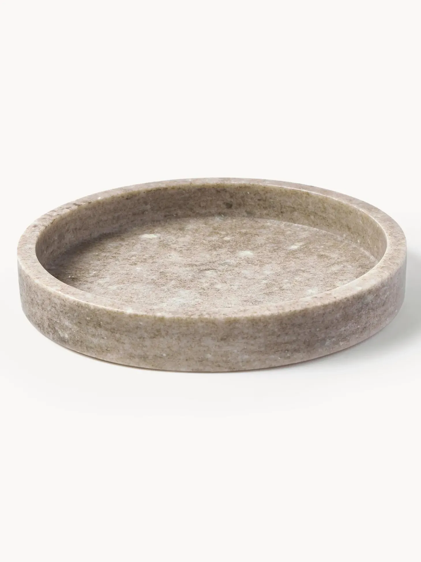 Vassoio Rotondo Decorativo In Marmo Venice