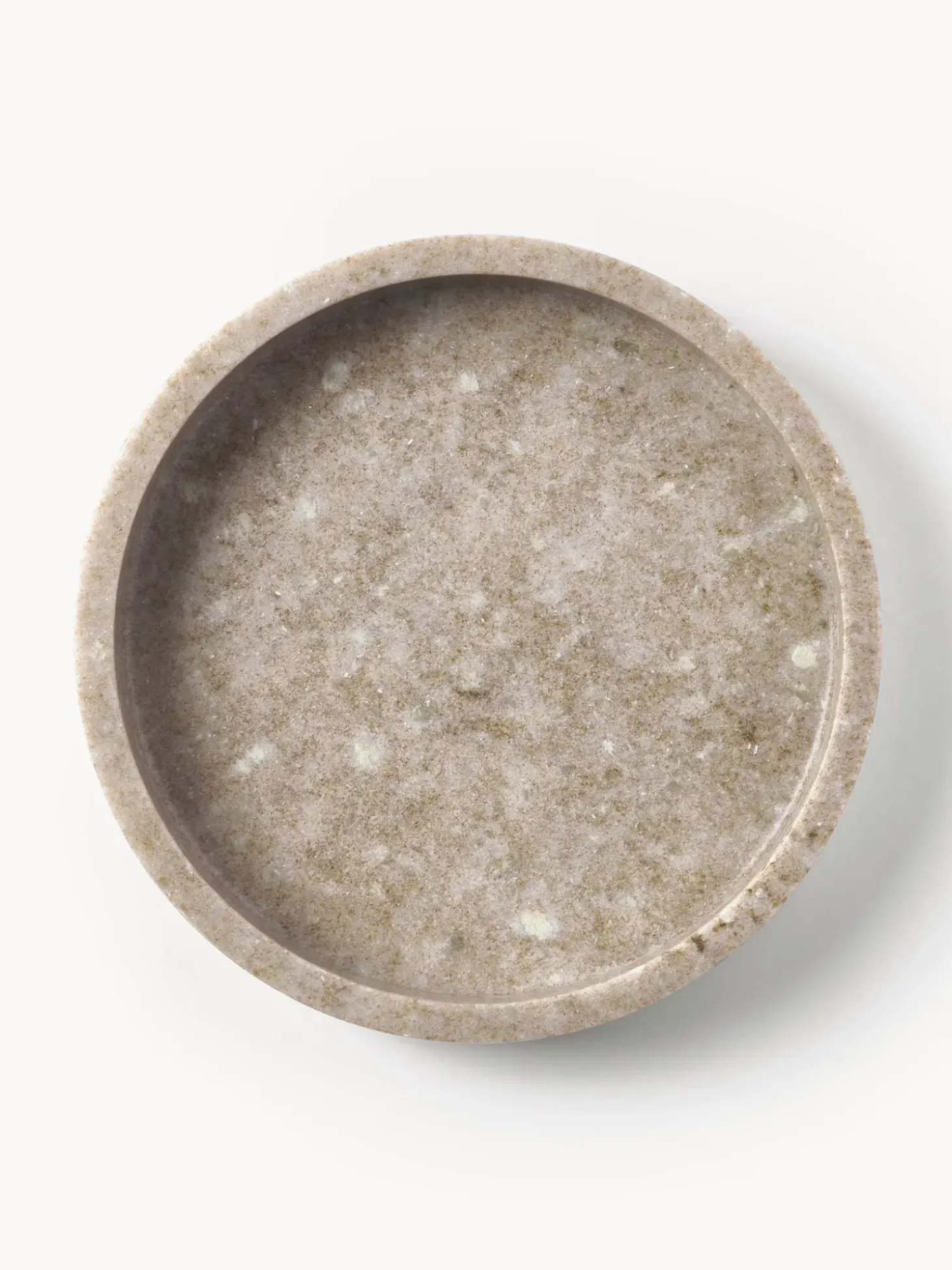 Vassoio Rotondo Decorativo In Marmo Venice