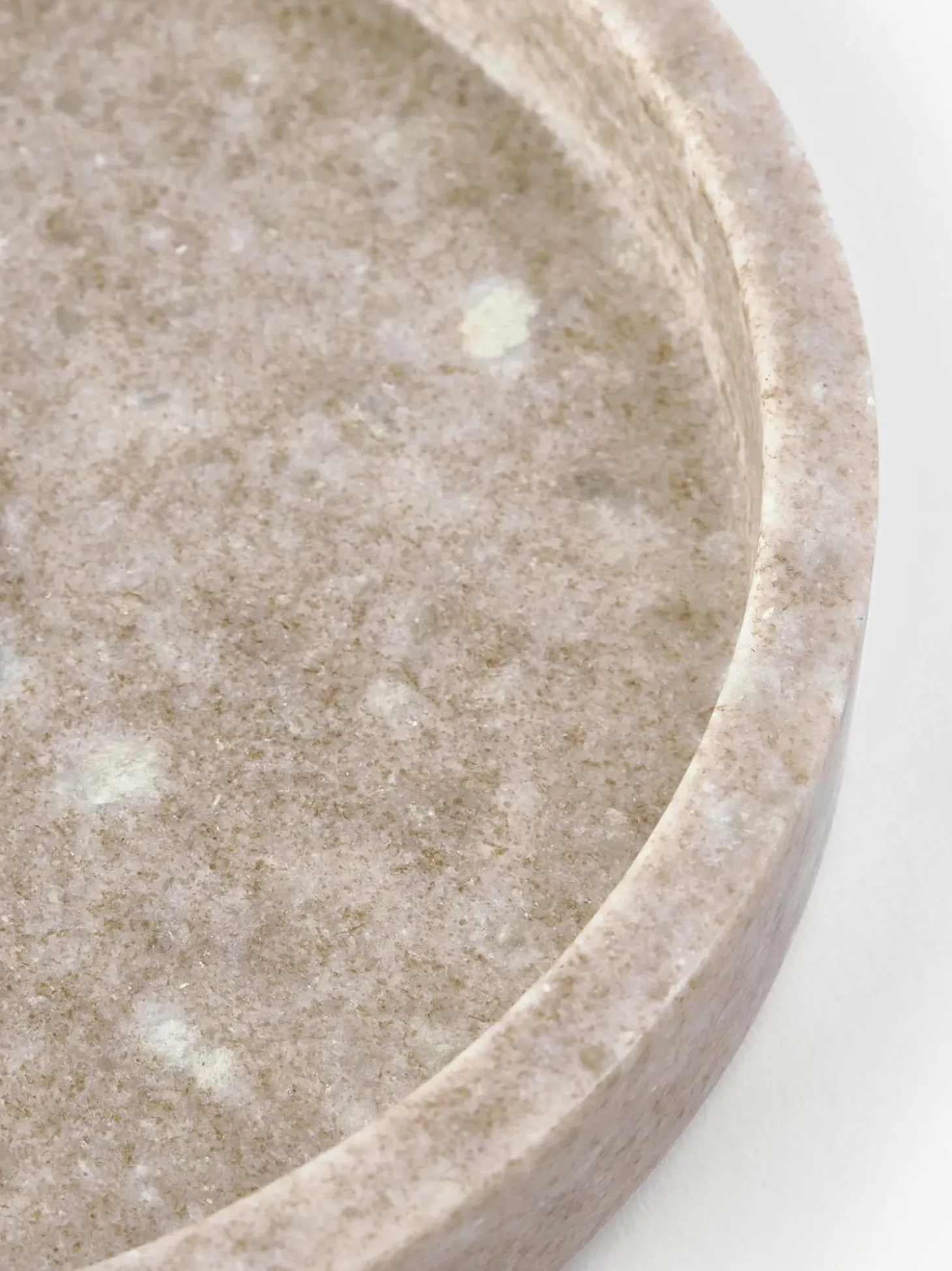 Vassoio Rotondo Decorativo In Marmo Venice